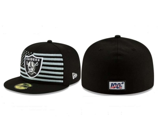 NFL Las Vegas Raiders New Era Black 59FIFTY Fitted Hat 1004