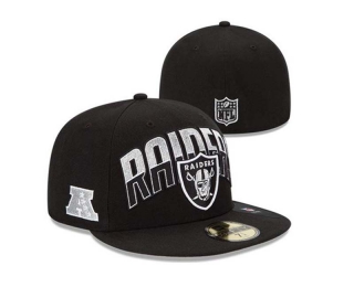 NFL Las Vegas Raiders New Era Black 59FIFTY Fitted Hat 1005