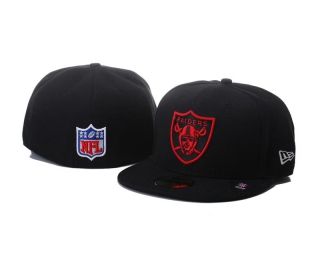 NFL Las Vegas Raiders New Era Black 59FIFTY Fitted Hat 1006