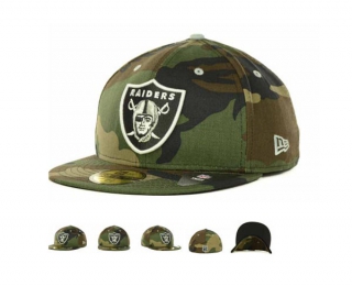 NFL Las Vegas Raiders New Era Camo 59FIFTY Fitted Hat 1008