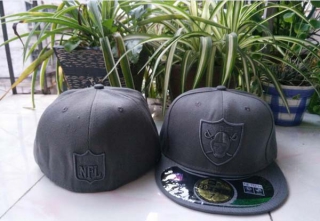 NFL Las Vegas Raiders New Era Graphite 59FIFTY Fitted Hat 1009