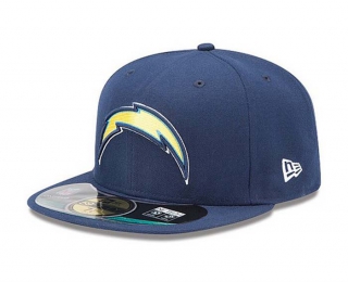 NFL Los Angeles Chargers New Era Navy 59FIFTY Fitted Hat 1009