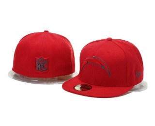 NFL Los Angeles Chargers New Era Red 59FIFTY Fitted Hat 1010
