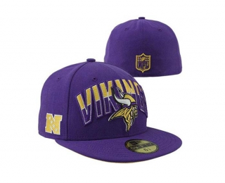NFL Minnesota Vikings New Era Purple 59FIFTY Fitted Hat 1002