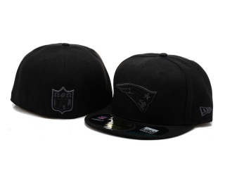 NFL New England Patriots New Era Black 59FIFTY Fitted Hat 1001