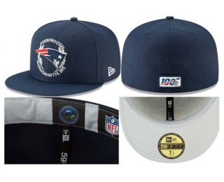 NFL New England Patriots New Era Navy 59FIFTY Fitted Hat 1006