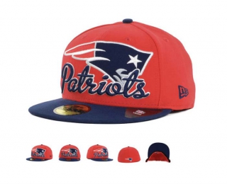 NFL New England Patriots New Era Red Navy 59FIFTY Fitted Hat 1007