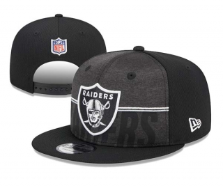 NFL Las Vegas Raiders New Era Black 2023 NFL Training Camp 9FIFTY Snapback Hat 3064
