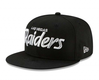 NFL Las Vegas Raiders New Era Black Omaha 9FIFTY Snapback Hat 2098