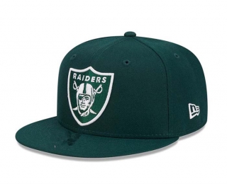 NFL Las Vegas Raiders New Era Green 9FIFTY Snapback Hat 2104