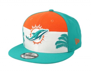 NFL Miami Dolphins New Era Aqua 2019 NFL Draft 9FIFTY Snapback Hat 2008