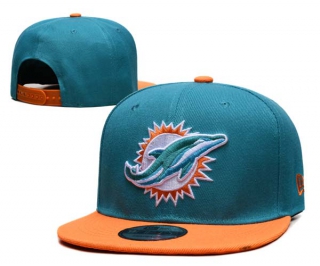 NFL Miami Dolphins New Era Aqua Orange 9FIFTY Snapback Hat 6042