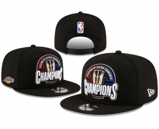 NBA Los Angeles Lakers 2023 In-Season Tournament Champions New Era Black 9FIFTY Snapback Hat 8053