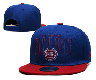 NBA Detroit Pistons New Era Sport Night Blue Red 9FIFTY Snapback Hat 6006