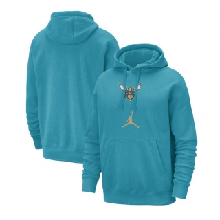 Men's NBA Charlotte Hornets Nike Teal 2023-24 City Edition Essential Club Pullover Hoodie