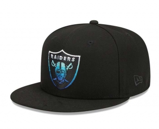 NFL Las Vegas Raiders New Era Black Gradient 9FIFTY Snapback Hat 2108