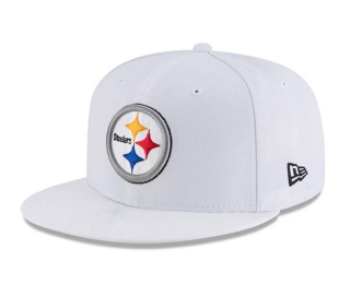 NFL Pittsburgh Steelers New Era Gray Omaha 9FIFTY Snapback Hat 2044