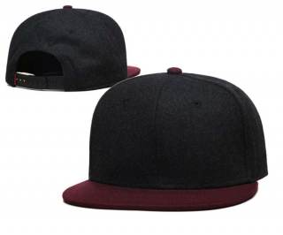 Wholesale Blank Snapback Hats For Embroidery Black Wine 4003
