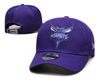 Wholesale NBA Charlotte Hornets New Era Purple Curved Brim Embroidered 9FIFTY Snapback Hats 2021
