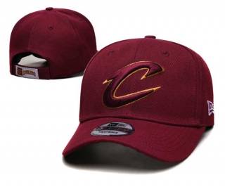 Wholesale NBA Cleveland Cavaliers New Era Wine Curved Brim Embroidered 9FIFTY Snapback Hats 2016