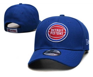 Wholesale NBA Detroit Pistons New Era Royal Curved Brim Embroidered 9FIFTY Snapback Hats 2019