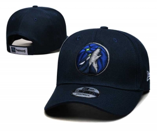 Wholesale NBA Minnesota Timberwolves New Era Navy Curved Brim Embroidered 9FIFTY Snapback Hats 2014