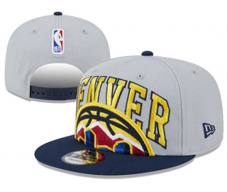 NBA Denver Nuggets New Era Gray Navy Tip-Off Two-Tone 9FIFTY Snapback Hat 3003