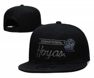 NCAA Georgetown Hoyas New Era Black Vintage 9FIFTY Snapback Hat 6002