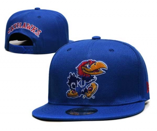 NCAA Kansas Jayhawks New Era Royal 9FIFTY Snapback Hat 6001