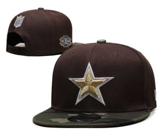 NFL Dallas Cowboys New Era Brown Camo Super Bowl XXX 9FIFTY Snapback Hat 6108