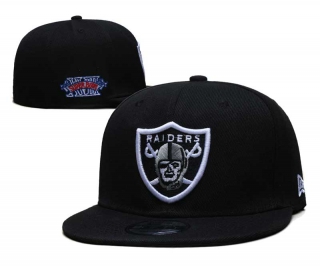 NFL Las Vegas Raiders New Era Black Super Bowl XVIII 9FIFTY Snapback Hat 6072