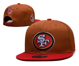 NFL San Francisco 49ers New Era Brown Red 70 Years 9FIFTY Snapback Hat 6055