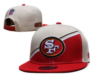 NFL San Francisco 49ers New Era Cream Red 2023 Sideline 9FIFTY Snapback Hat 6056