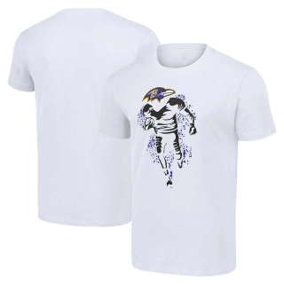 Men's NFL Baltimore Ravens White Starter Logo Graphic T-Shirt