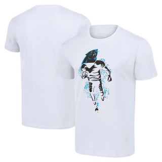 Men's NFL Carolina Panthers White Starter Logo Graphic T-Shirt
