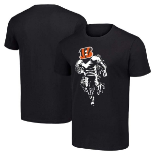 Men's NFL Cincinnati Bengals Black Starter Logo Graphic T-Shirt