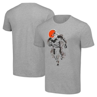 Men's NFL Cleveland Browns Gray Starter Logo Graphic T-Shirt