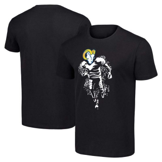 Men's NFL Los Angeles Rams Black Starter Logo Graphic T-Shirt
