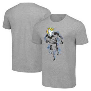 Men's NFL Los Angeles Rams Gray Starter Logo Graphic T-Shirt