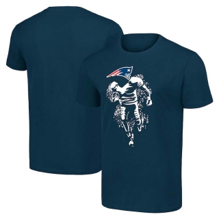 Men's NFL New England Patriots Navy Starter Logo Graphic T-Shirt