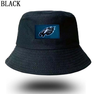 Unisex NFL Philadelphia Eagles New Era Buket Hat Black 9002