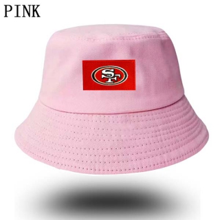 Unisex NFL San Francisco 49ers New Era Buket Hat Pink 9004