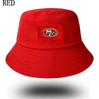 Unisex NFL San Francisco 49ers New Era Buket Hat Red 9005