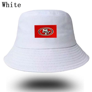 Unisex NFL San Francisco 49ers New Era Buket Hat White 9006