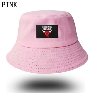 Unisex NBA Chicago Bulls New Era Buket Hat Pink 9008