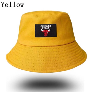Unisex NBA Chicago Bulls New Era Buket Hat Yellow 9014