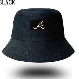 Unisex MLB Atlanta Braves New Era Buket Hat Black 9002