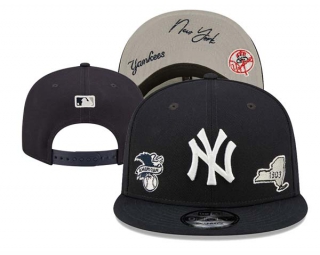 MLB New York Yankees New Era Navy TRIPLE THREAT IDENTITY 9FIFTY Snapback Hat 3029