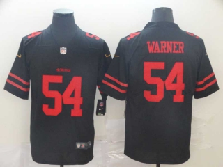 Men's San Francisco 49ers #54 Fred Warner Black Vapor Untouchable Stitched NFL Nike Limited Jersey
