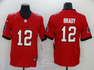 Men's Tampa Bay Buccaneers #12 Tom Brady Red Vapor Untouchable Stitched NFL Nike Limited Jersey